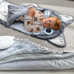 Micling sleeping bag unzipped to reveal the cat nap mat.