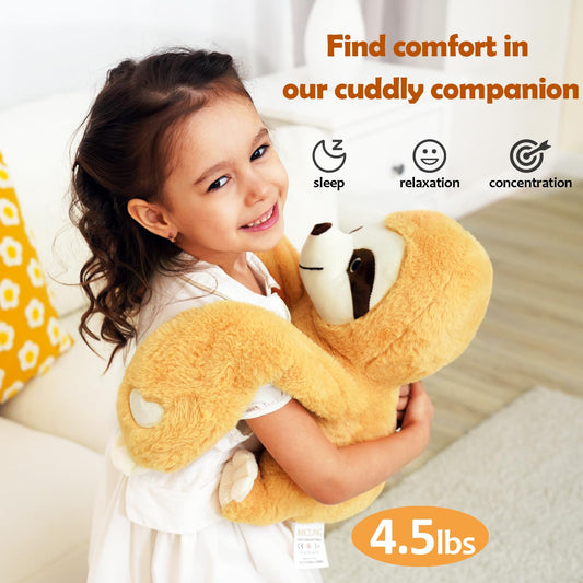 Micling sloth plush fabric close-up highlighting ultra-soft texture