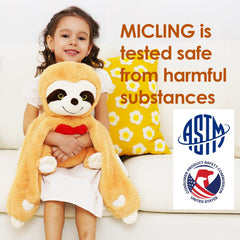 Micling sloth soft color palette enhancing gentle aesthetics