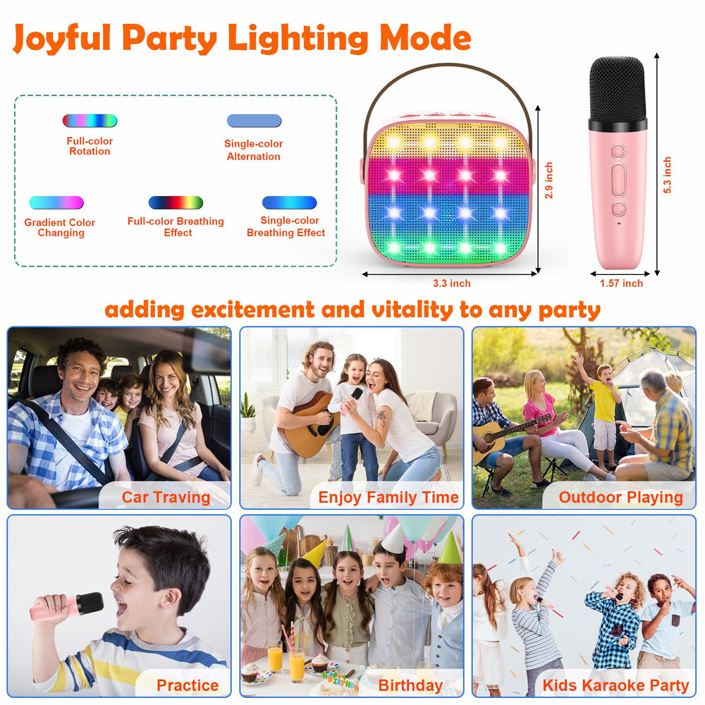 MicQutr Bluetooth quick connection lets kids start singing in seconds.