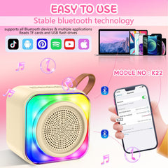 MicQutr karaoke machine in duet mode enabling two person performances