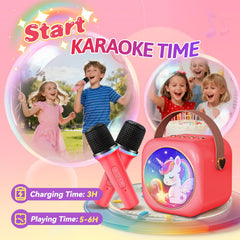 MicQutr Mini Karaoke has a portable design for singing anywhere, anytime.