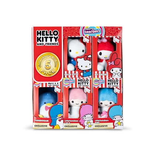 Micro Teenies My Melody mini plush with soft fabric for cuddly play.