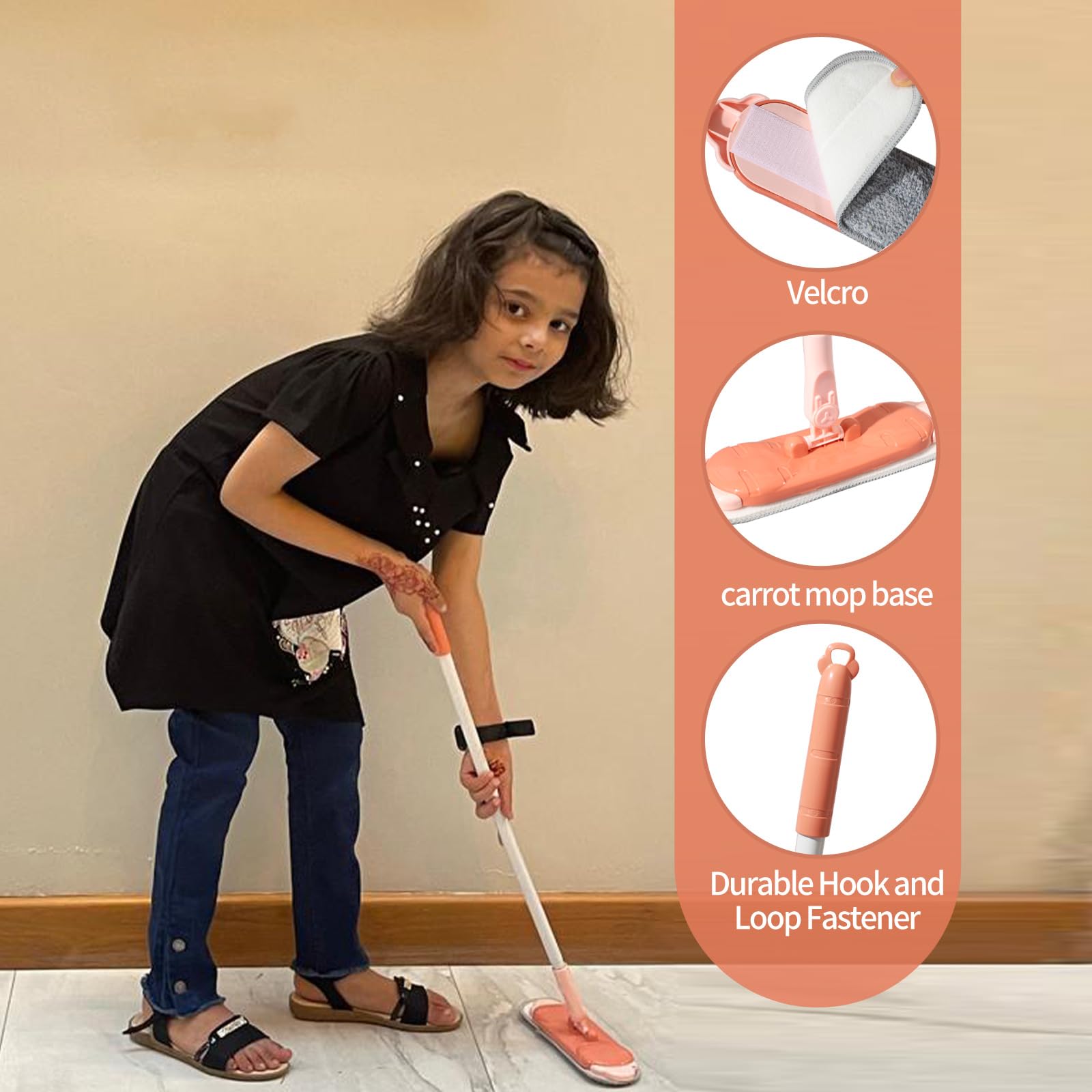 Midoneat cartoon rabbit design adds friendly charm to play cleaning