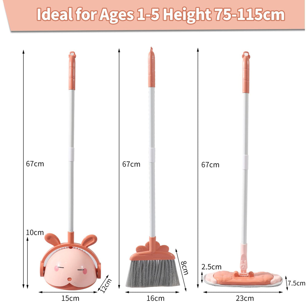 Midoneat cleaning toy dustpan supports early coordination during pretend cleanup