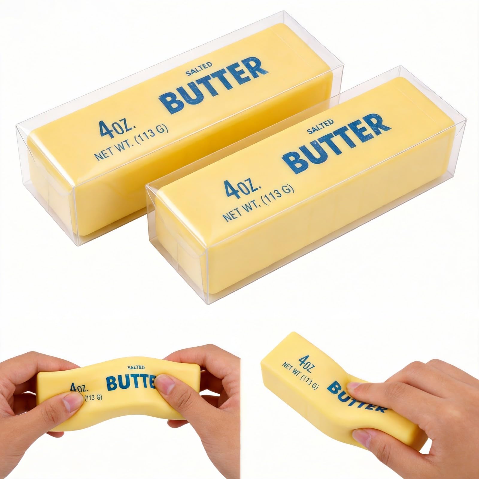 Midou butter front view showing cute smile and calming design benefit