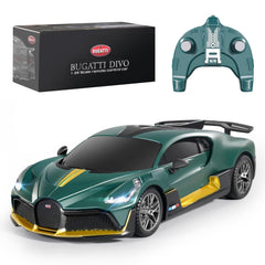 MIEBELY Bugatti Divo RC car on track for action-ready display