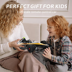 MIEBELY gift-ready RC car, ideal for kids and adults.