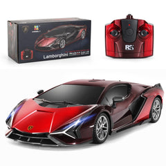 MIEBELY Lamboghini RC Car kid-friendly toy suitable for display and play.