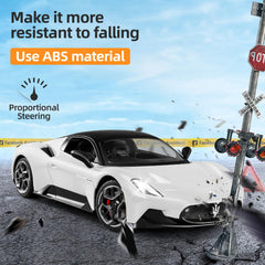 MIEBELY RC car 2.4GHz remote delivers stable control.