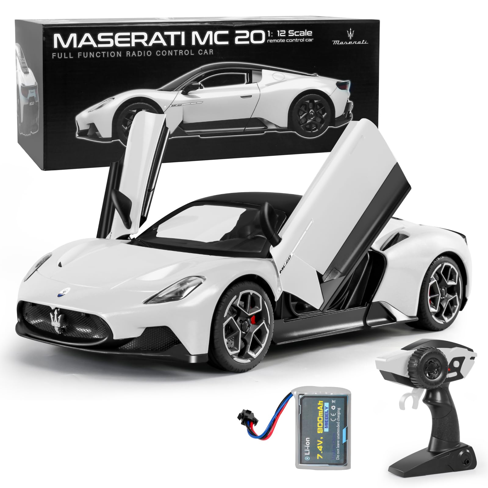 MIEBELY Maserati RC car durable ABS body resists crashes.