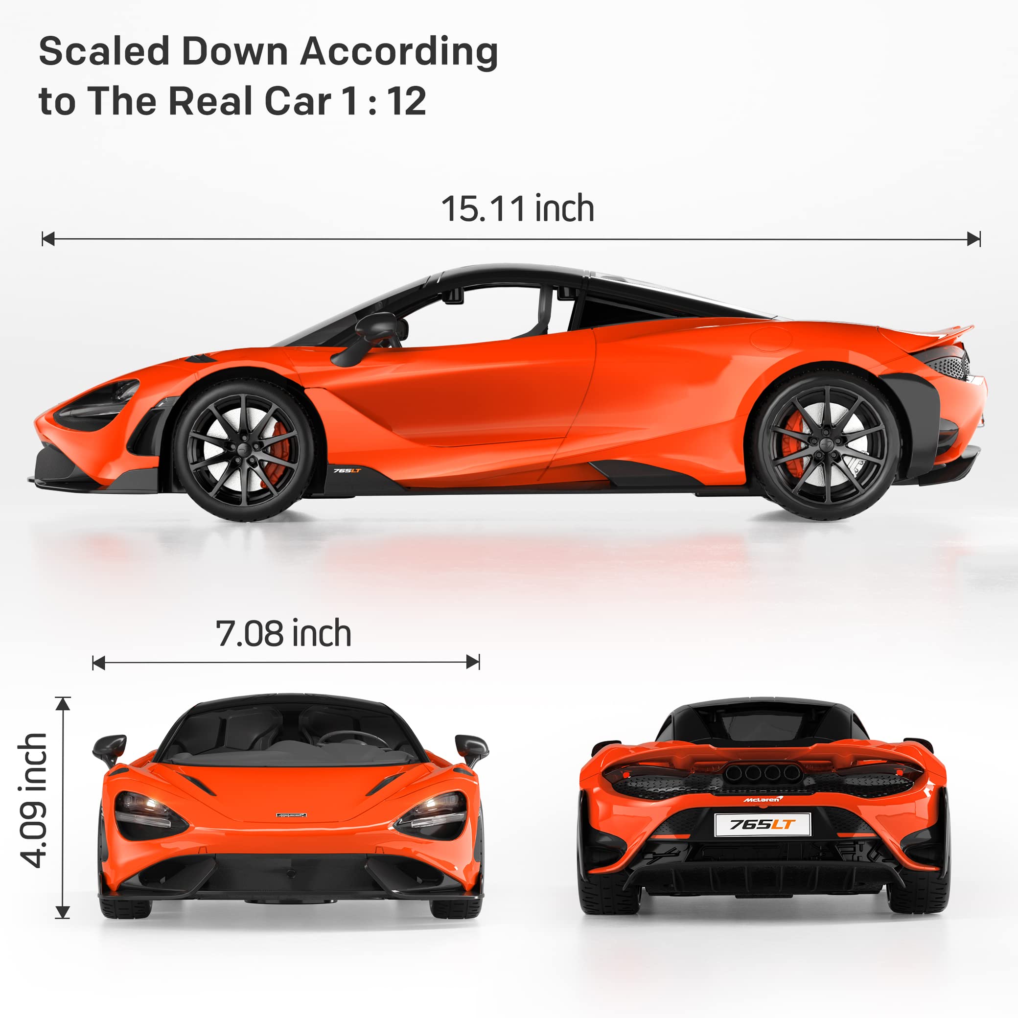 MIEBELY remote control for precise steering and easy play