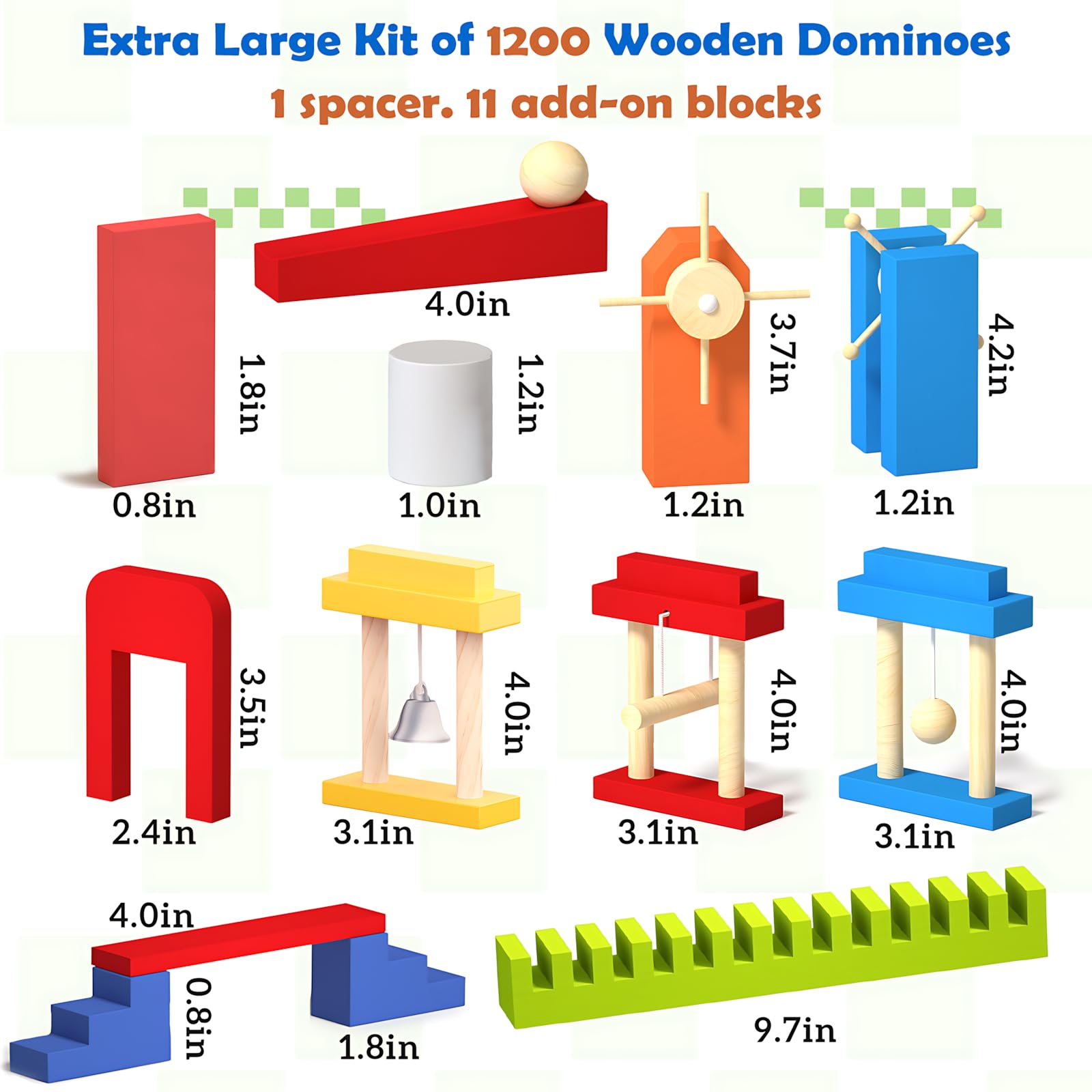 Migargle domino set supports family game night and classroom activities.