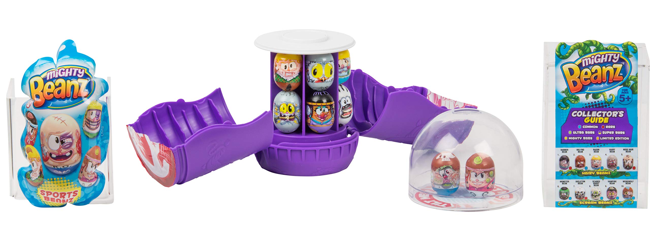 Mighty Beanz pod burst captures excitement and hints at rare editions.