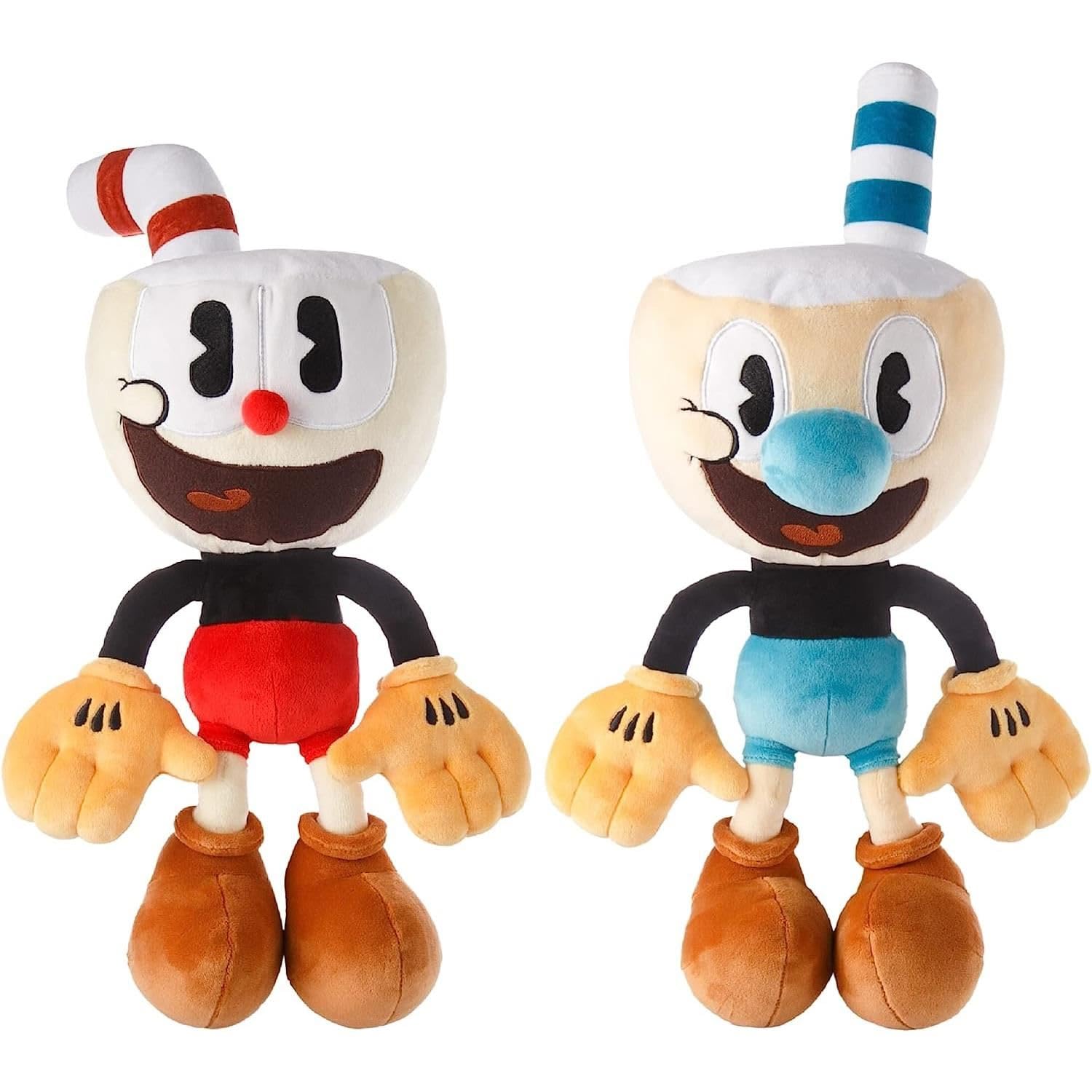 Mighty Mojo Cuphead plush face detail showing authentic character design.