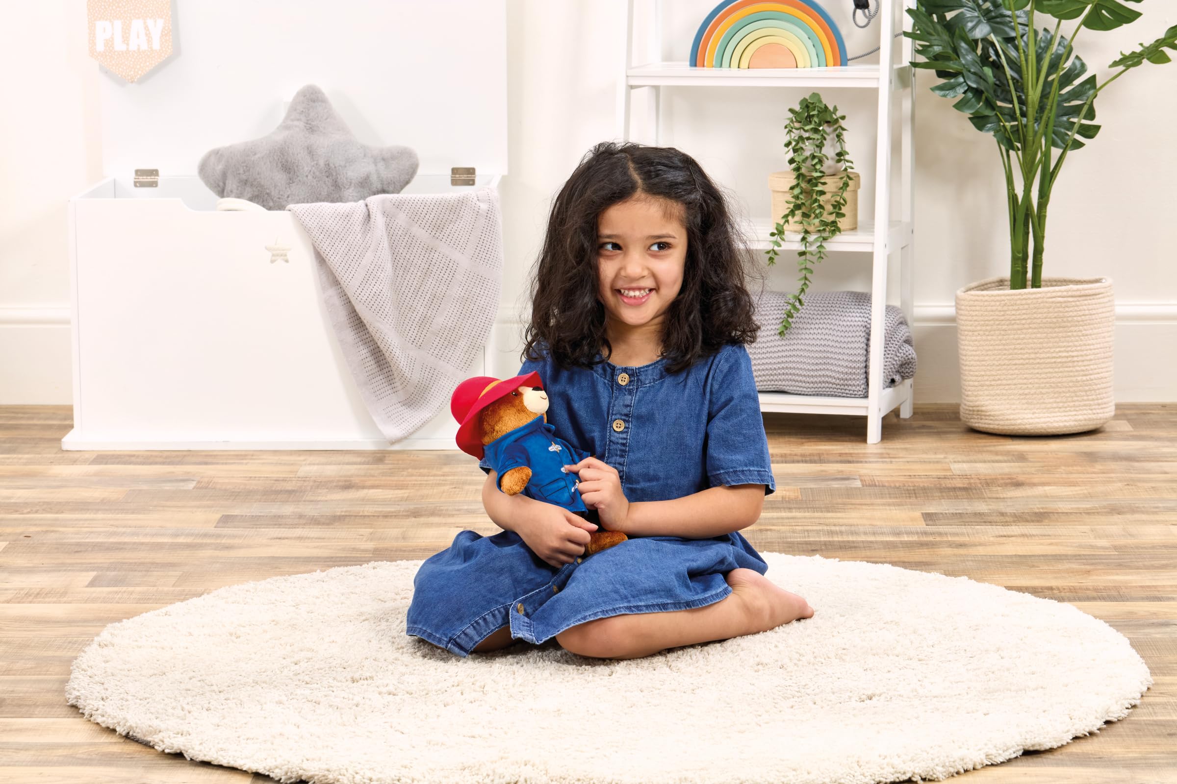 Mighty Mojo Paddington bear soft cuddle invites comforting hugs.