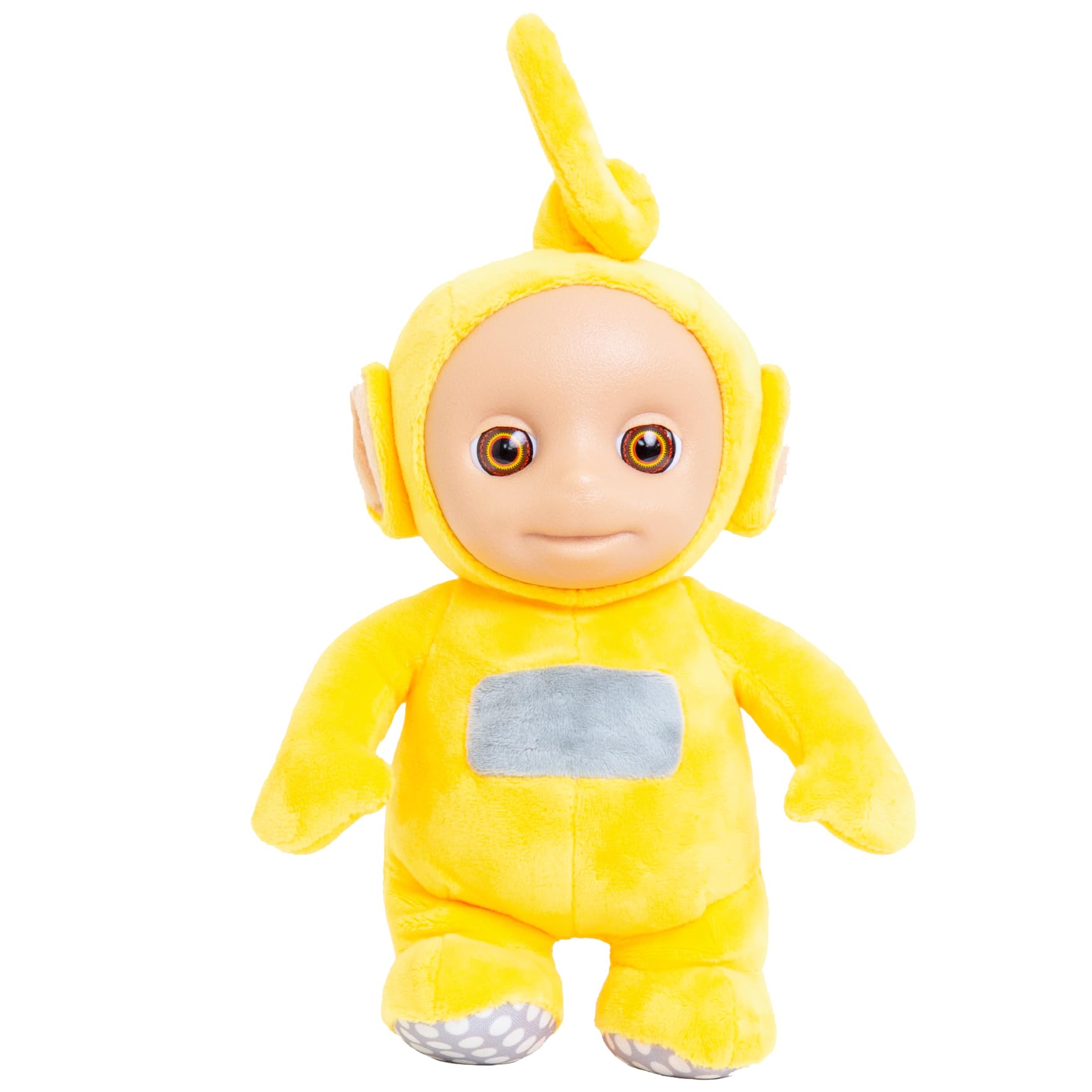 Mighty Mojo Laa-Laa 11-inch talking plush, soft and cuddly for imaginative play.
