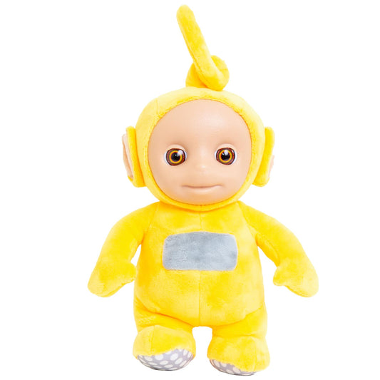 Mighty Mojo Laa-Laa 11-inch talking plush, soft and cuddly for imaginative play.