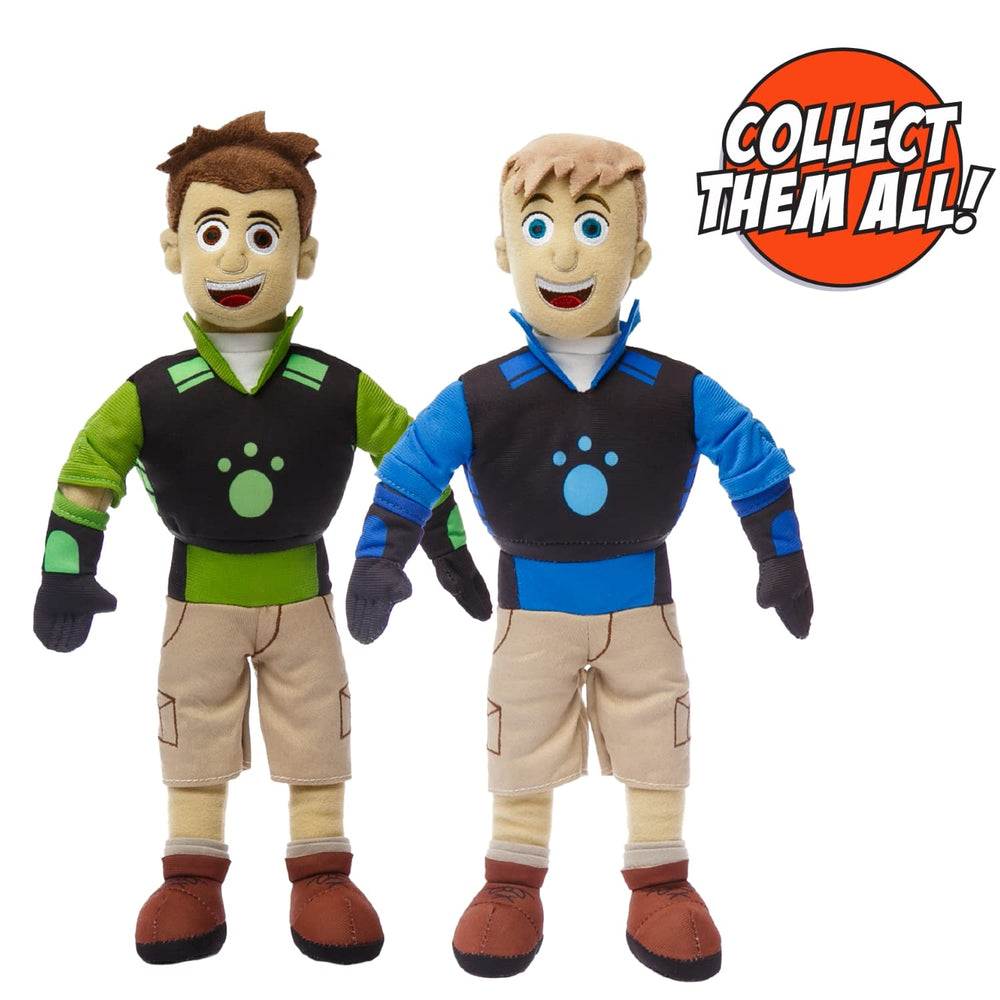 Soft, cuddly Mighty Mojo Wild Kratts plush measures 14 inches.