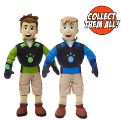 Soft, cuddly Mighty Mojo Wild Kratts plush measures 14 inches.