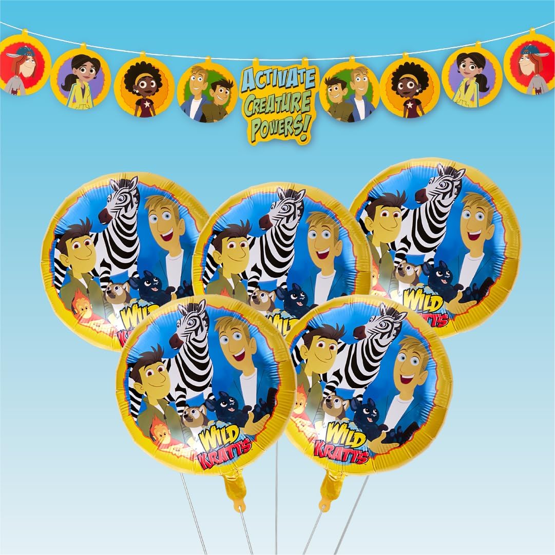 Mighty Mojo Wild Kratts balloons add color and fun