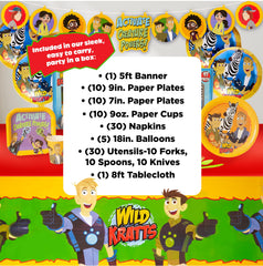 Mighty Mojo Wild Kratts licensed decor for authentic party setup