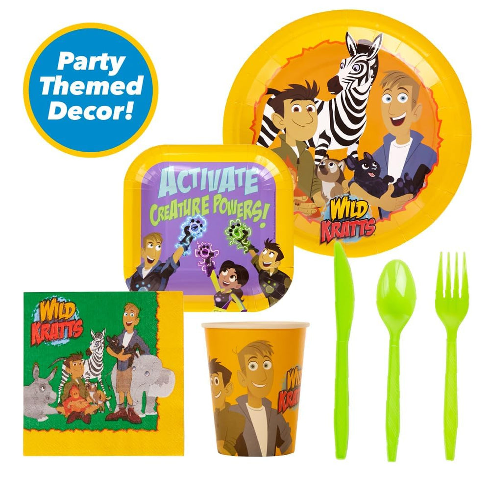 Mighty Mojo Wild Kratts napkins for quick cleanups