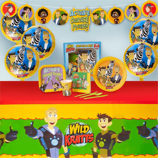 Mighty Mojo Wild Kratts plates for easy, themed dining