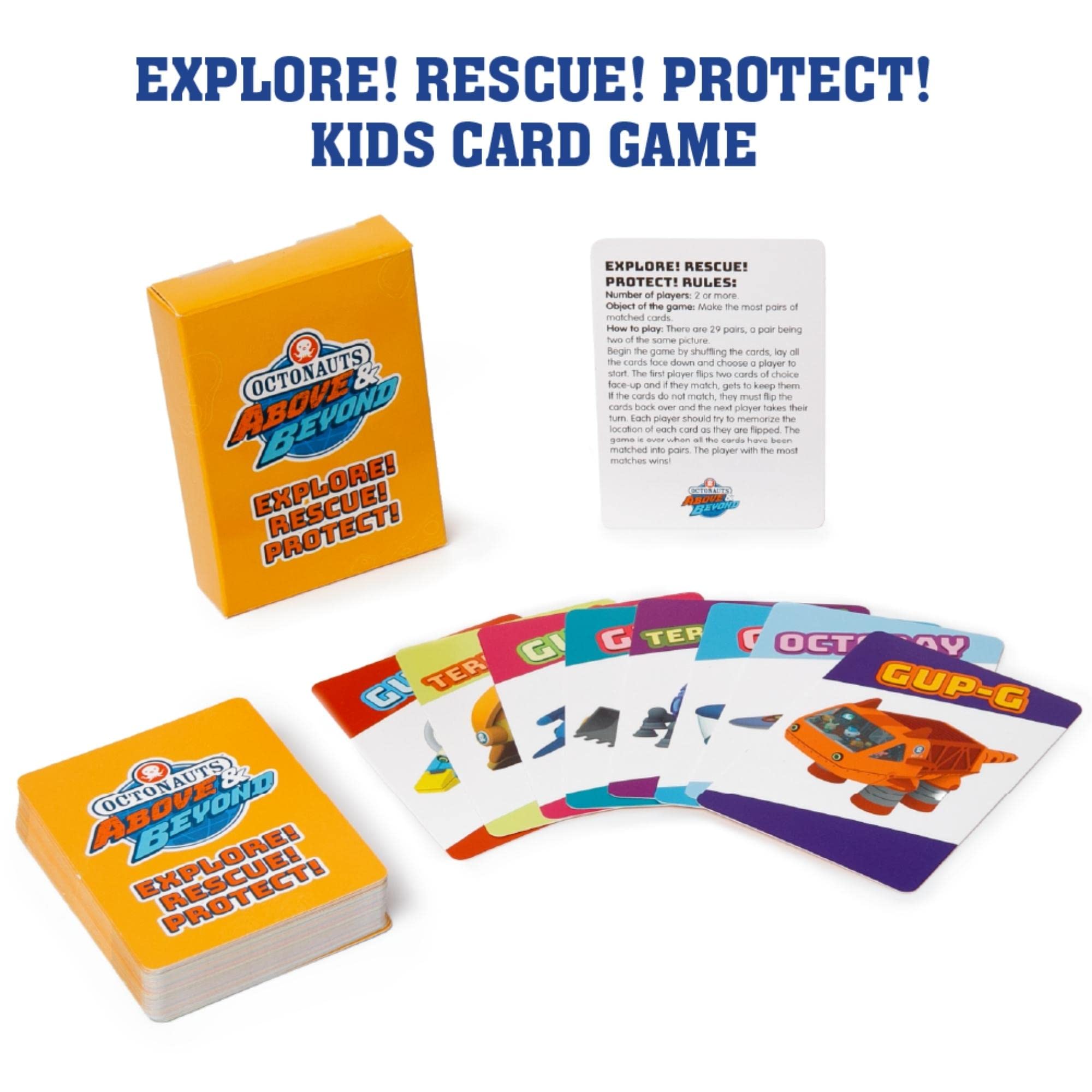 Mighty Mojo Octonauts travel-friendly card game for quick play on trips.