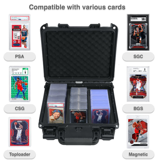Migitec card storage box rugged hard-shell exterior ready for travel.