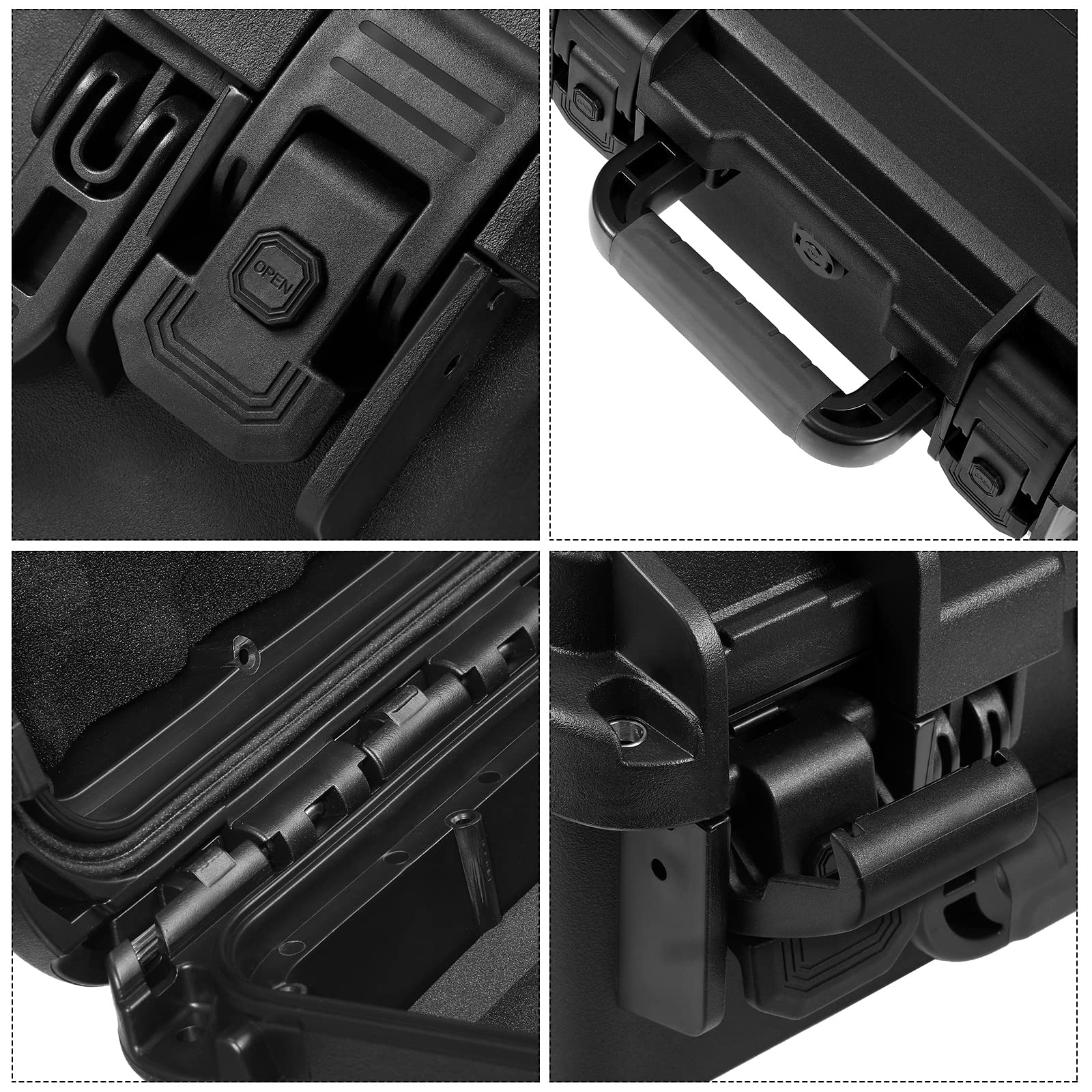 Migitec lockable case with side holes for added security.