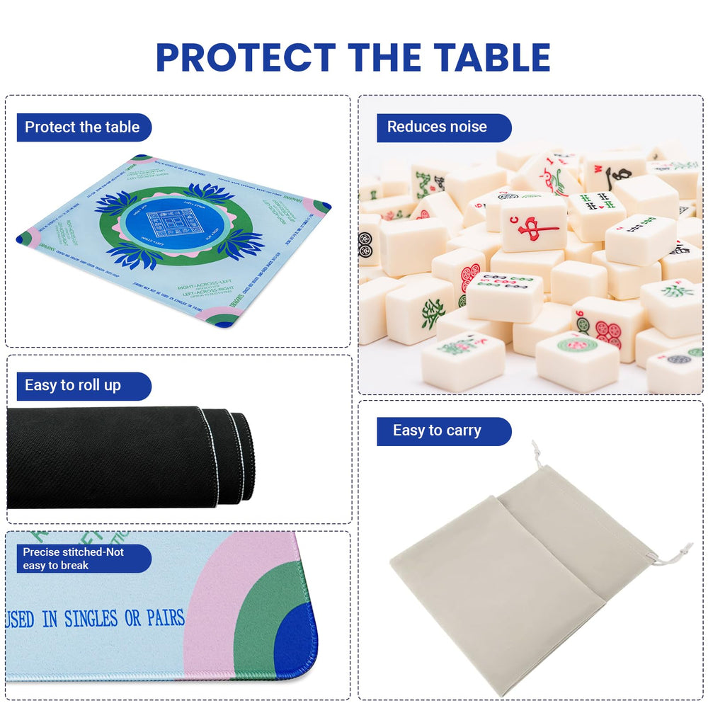 2mm-thick surface protects tiles from impact.