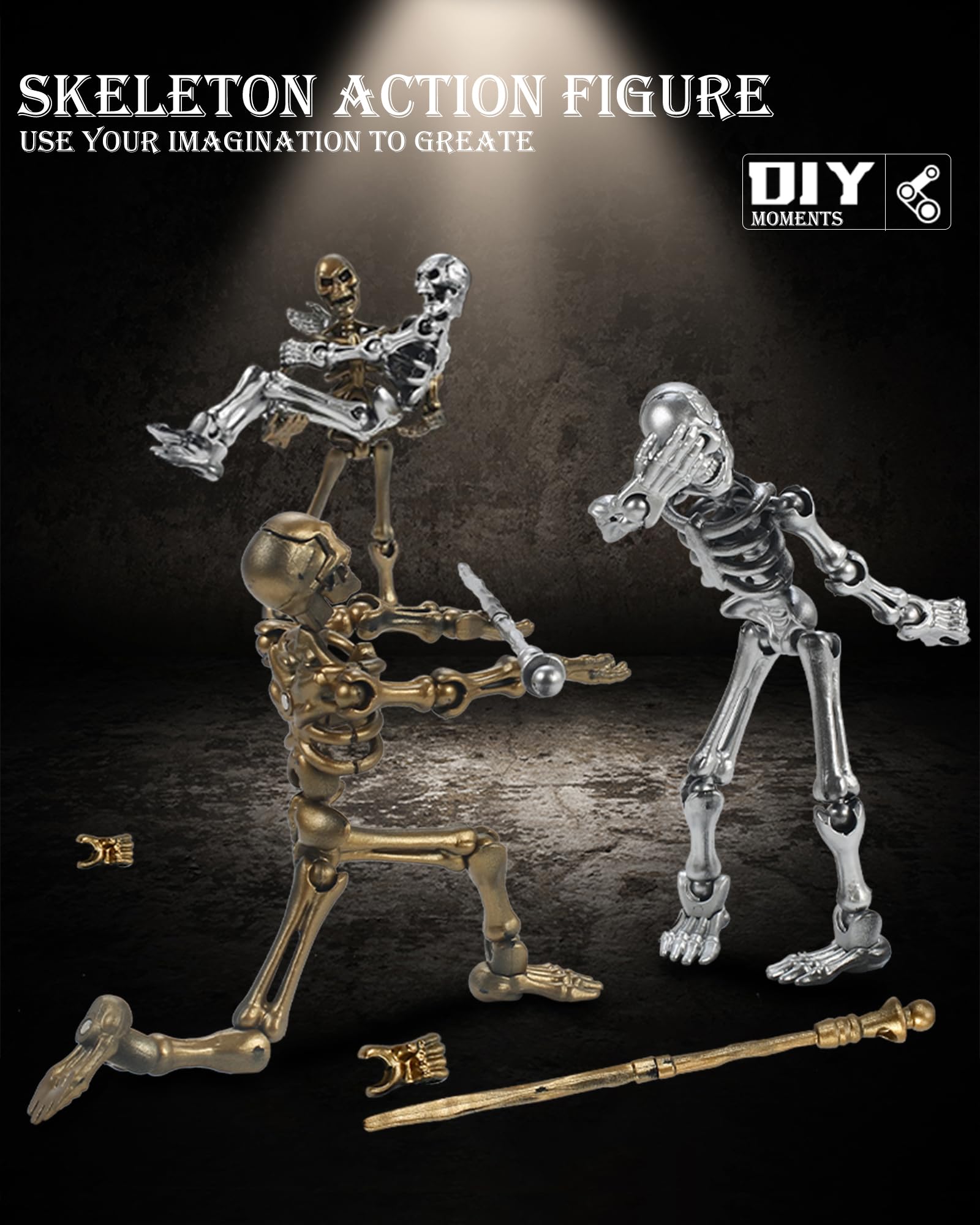MIKILOWUHA T13 figures serve as photography props and stop-motion project aids.