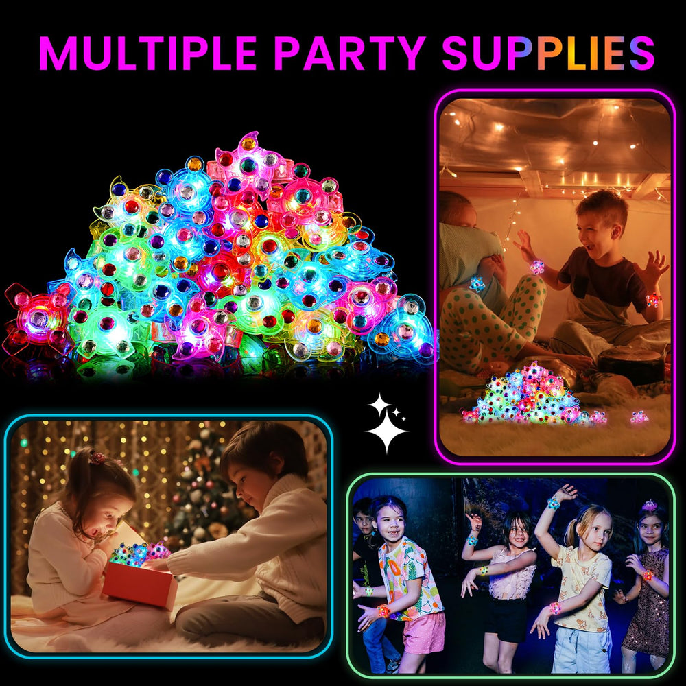 Mikulala carnival-prize glow bracelets designed for interactive games.