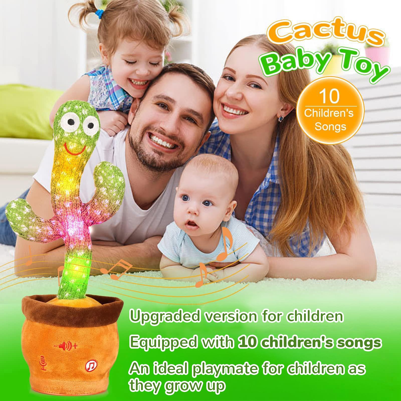 MILEGI cactus toy in box present, ready for gifting