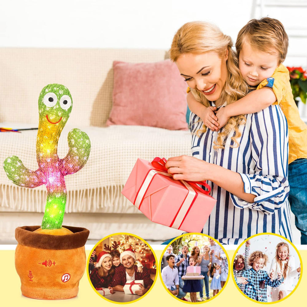 MILEGI cactus toy recording feature captures messages for repetition