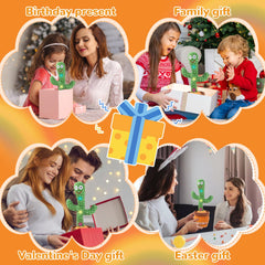 MILEGI Dancing Talking Cactus Toy features 60 songs for varied playtime.