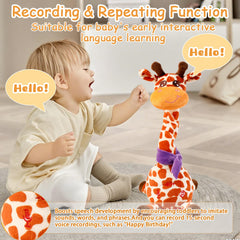 MILEGI giraffe recording feature captures your voice up to 15 seconds