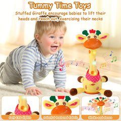 MILEGI LED light-up giraffe toy lights up play area and draws attention.