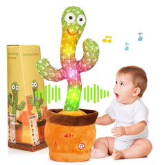 MILEGI volume adjustable dancing cactus front view, engaging playtime