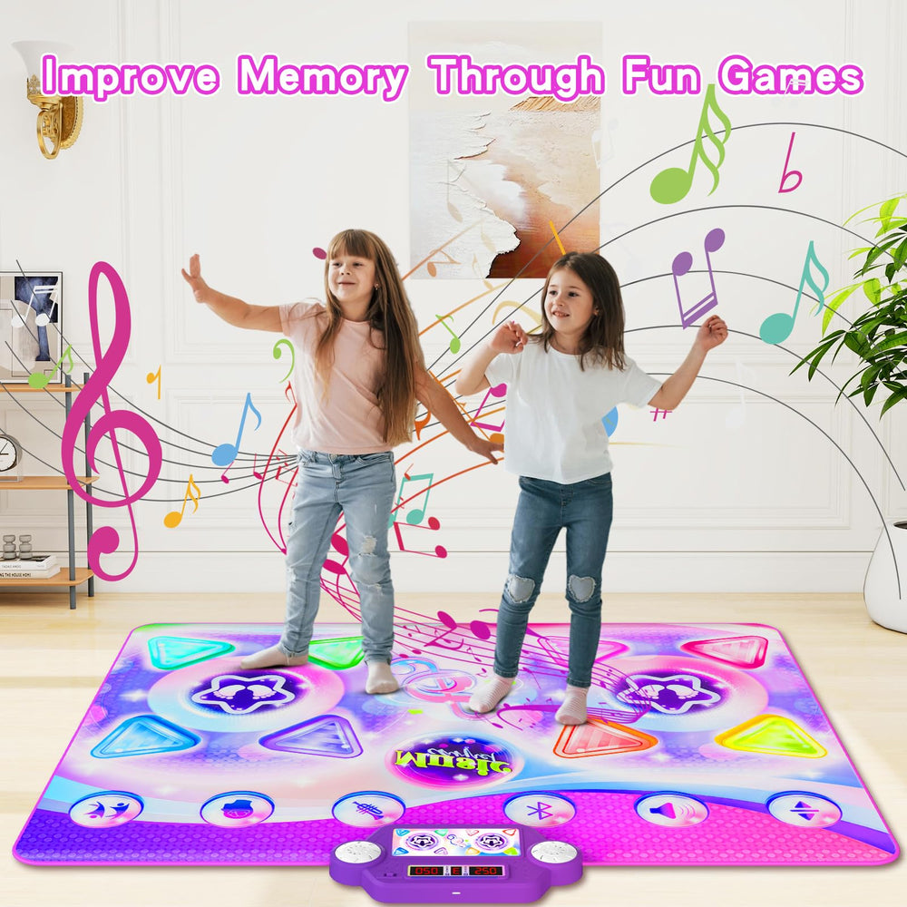 Mileonaim dance mat made with BPA-free materials for safe play.