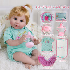 Milidool cap with flower bow completes the look