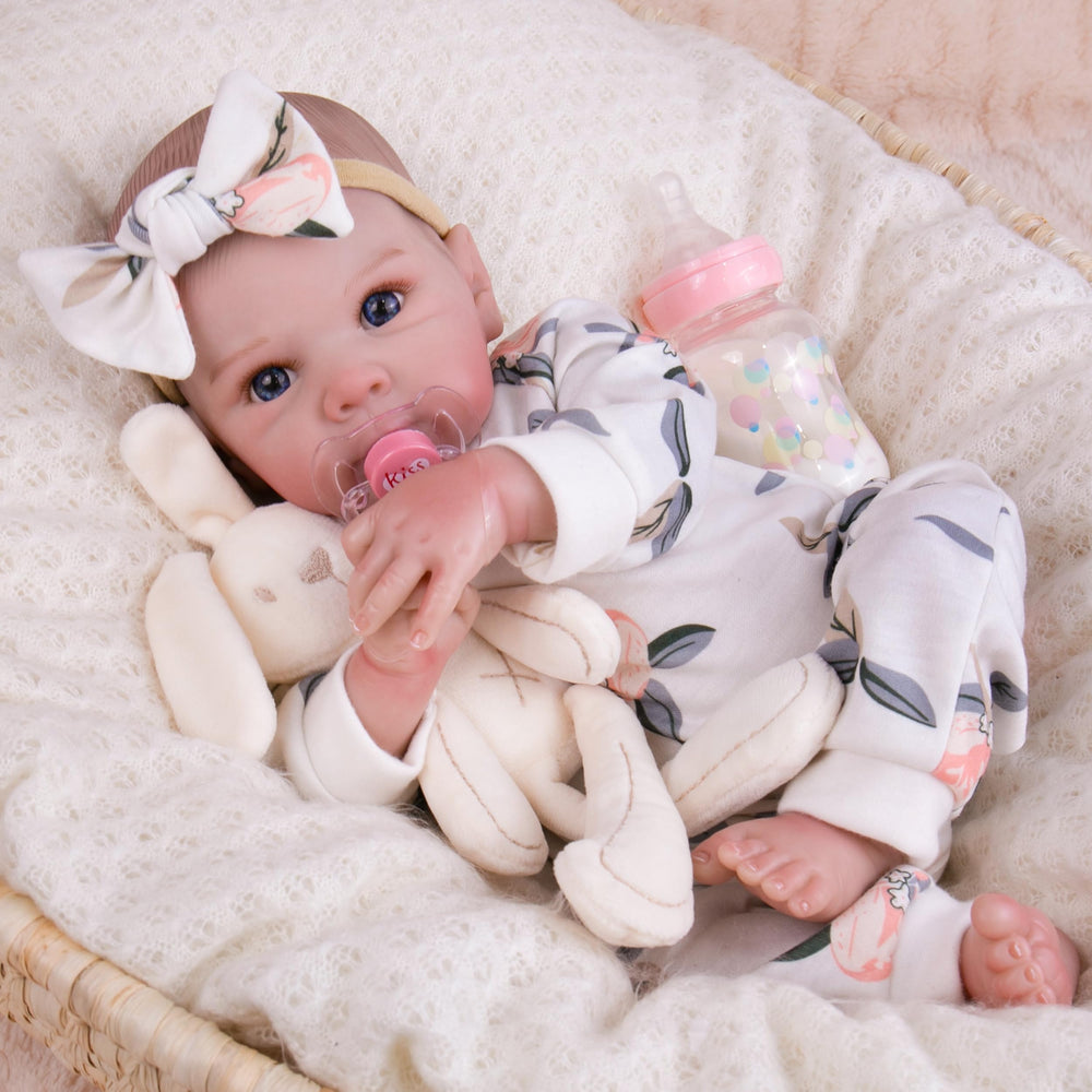 Milidool lifelike reborn doll girl - head-to-toe realism for cuddly play.