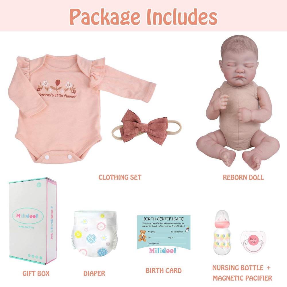 Milidool lifelike skin and vinyl for natural dressing.