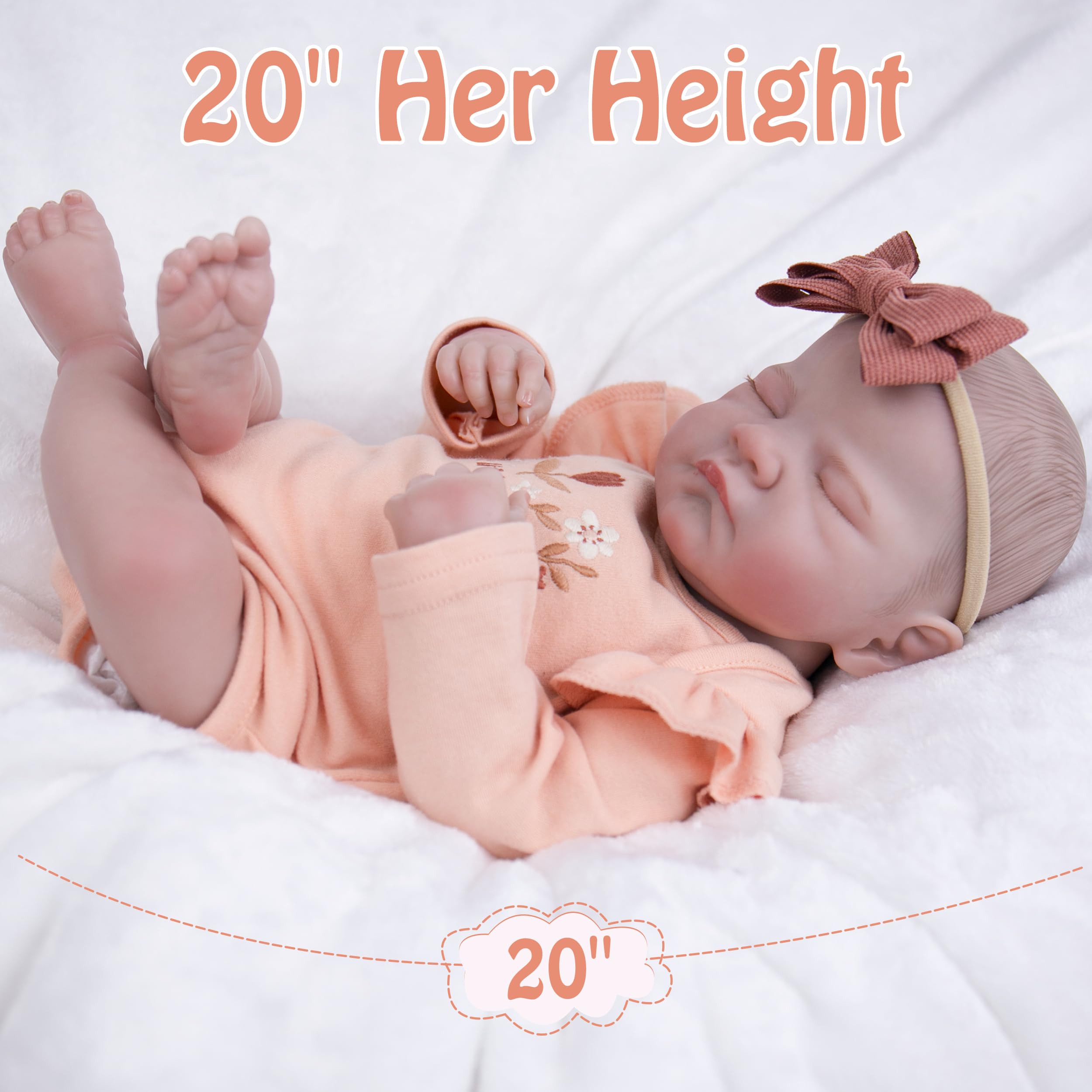 Milidool weighty limbs deliver believable baby hug feel.