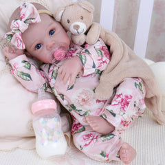 Milidool Realistic Reborn Baby Doll clothes set included for styling