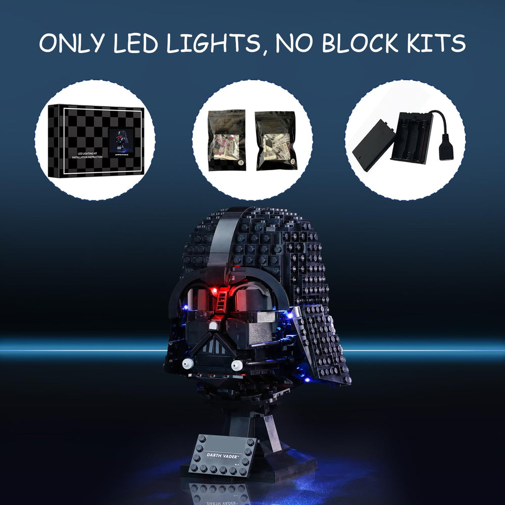 Mililier LED kit enables portable, battery-powered helmet display.