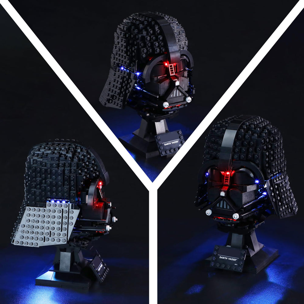 Mililier Darth Vader kit enhances display with mood-boosting glow.