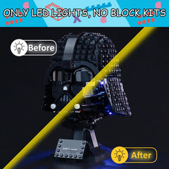 Mililier lighting kit hides wires between bricks for a clean look.
