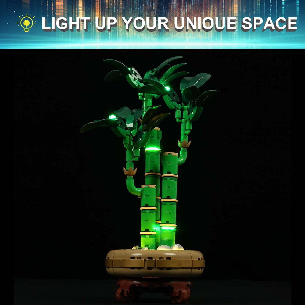 Mililier LED wires hidden between bricks for a clean, clutter-free look